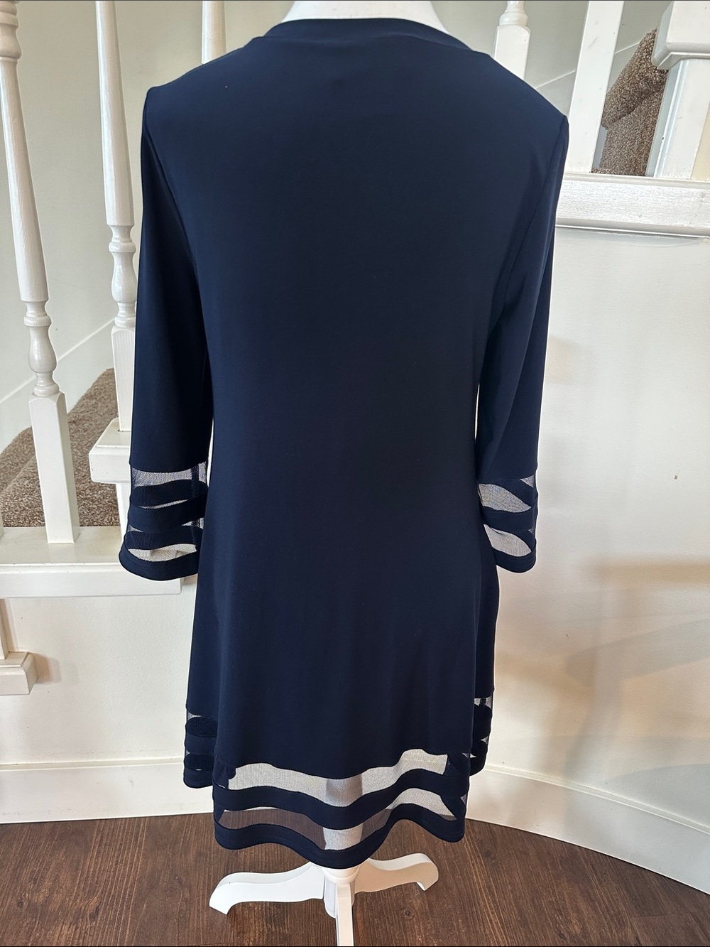 Navy blue Joseph ribkoff dress - Picture 4 of 6